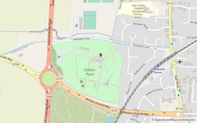 Cedars Park location map