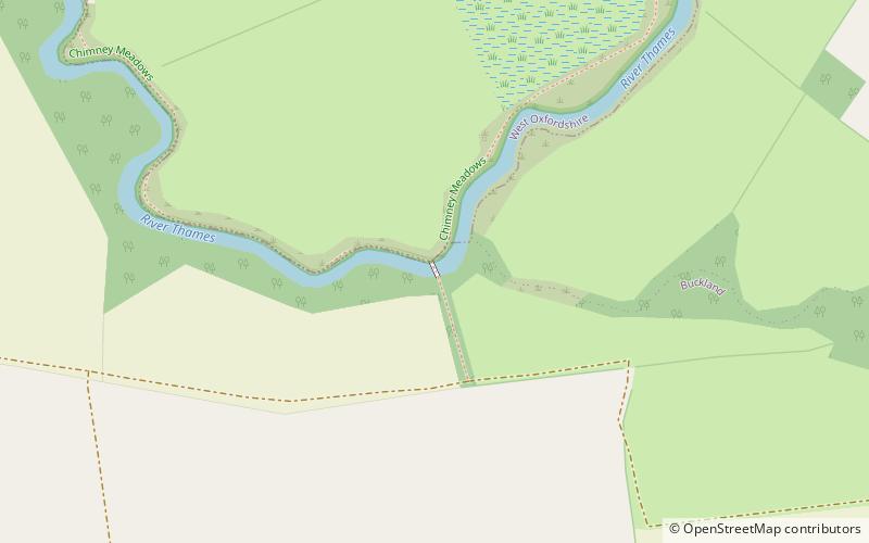 Tenfoot Bridge location map