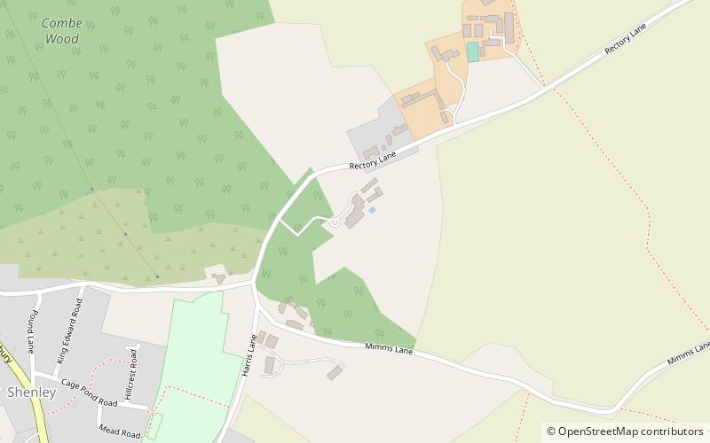 Shenley Hall location map