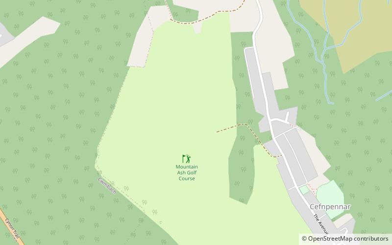 merthyr tydfil golf club location map