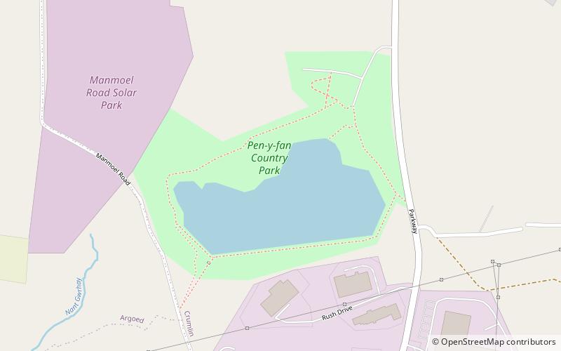 Pen-y-fan Pond location map