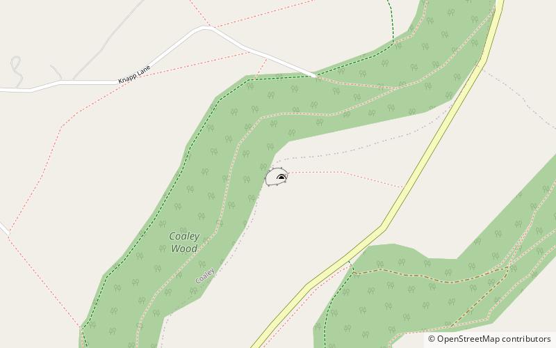 Uley Long Barrow location map