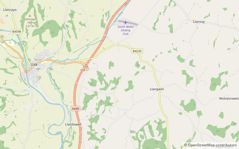 Allt-y-Bela location map