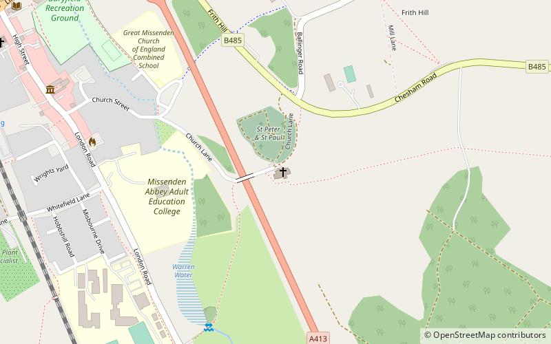 Hampstead War Memorial location map
