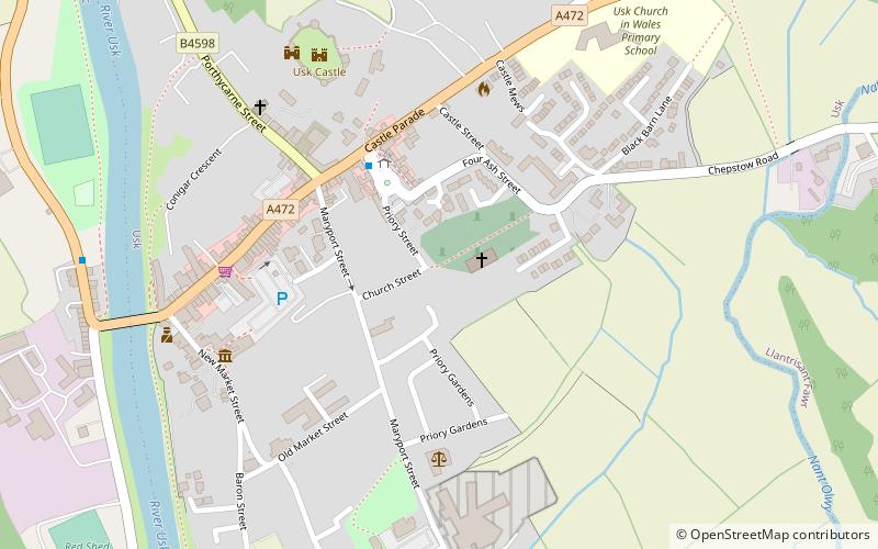 Priory Gatehouse location map