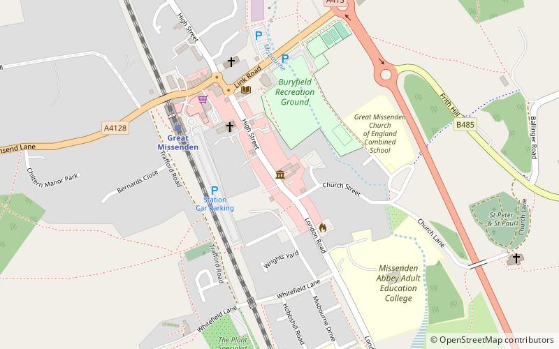 The Roald Dahl Museum and Story Centre location map