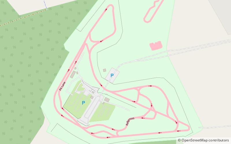 Pembrey Circuit location map