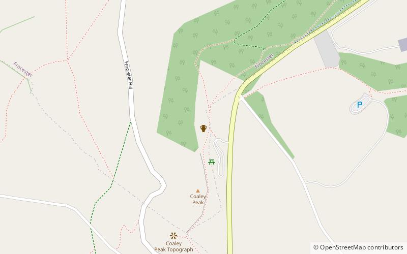 Nympsfield Long Barrow location map