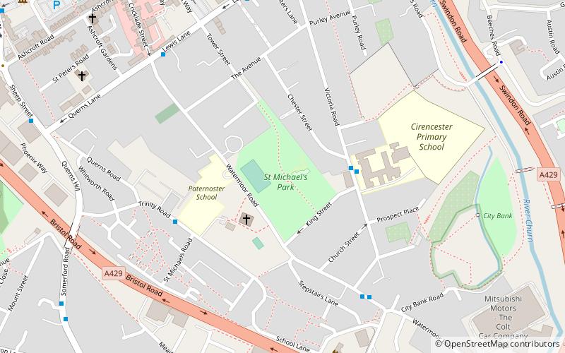 St. Michael's Park location map