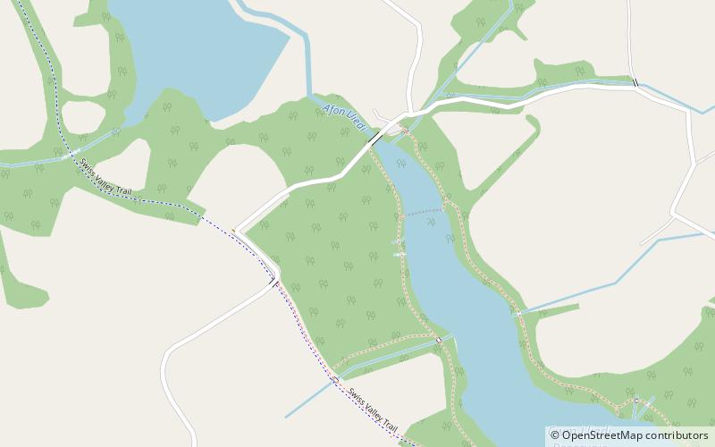 swiss valley reservoir location map