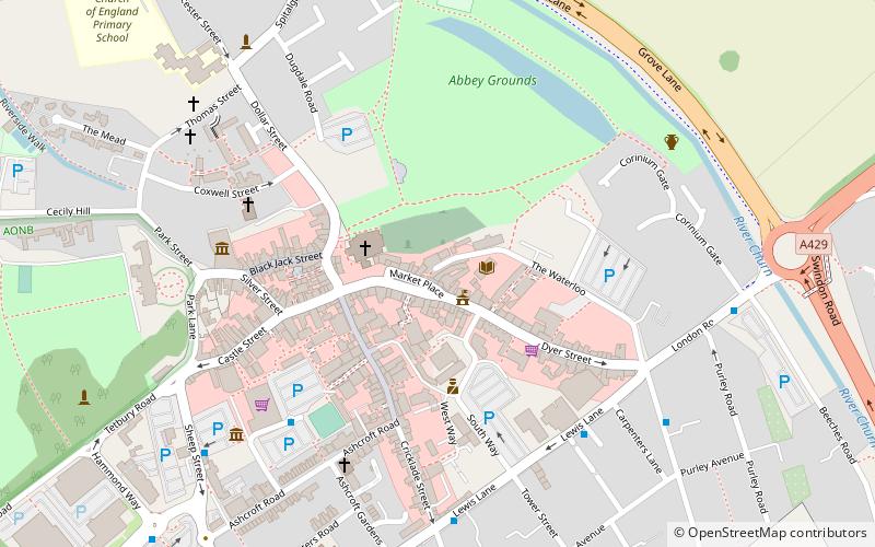 cirencester library location map