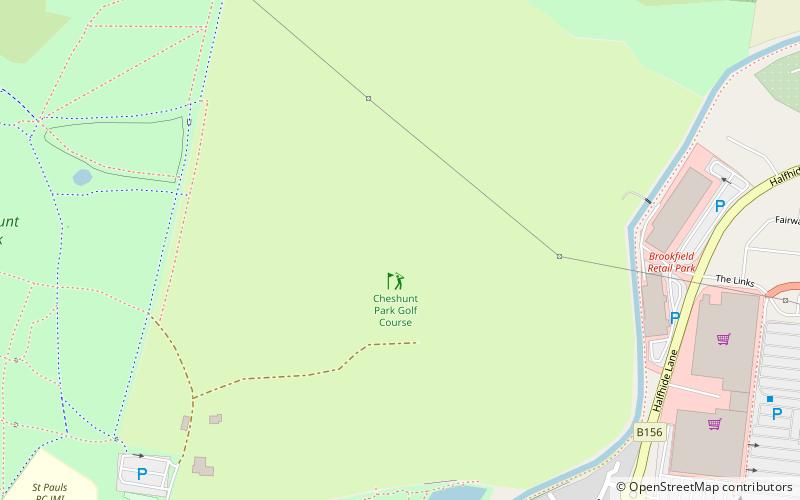 Cheshunt Park location map
