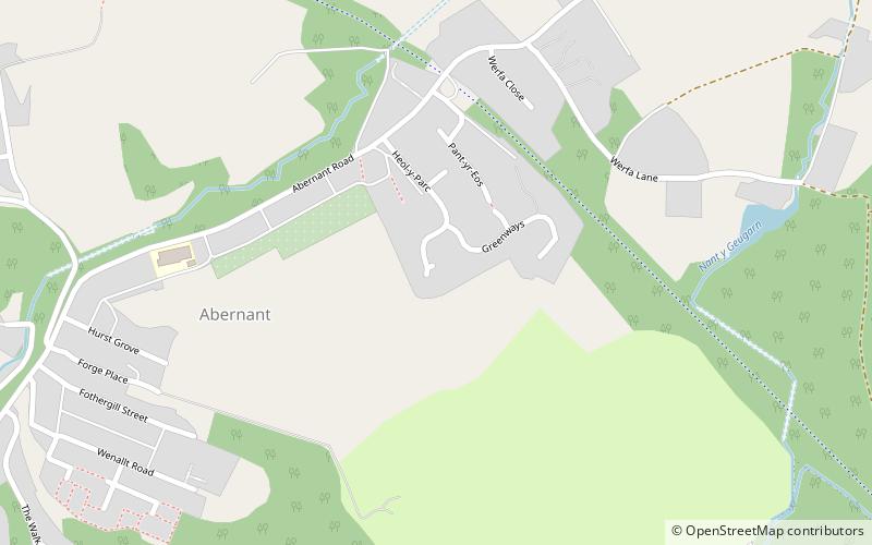 aberdare golf club location map