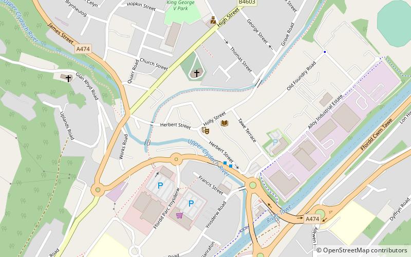 Pontardawe Arts Centre location map