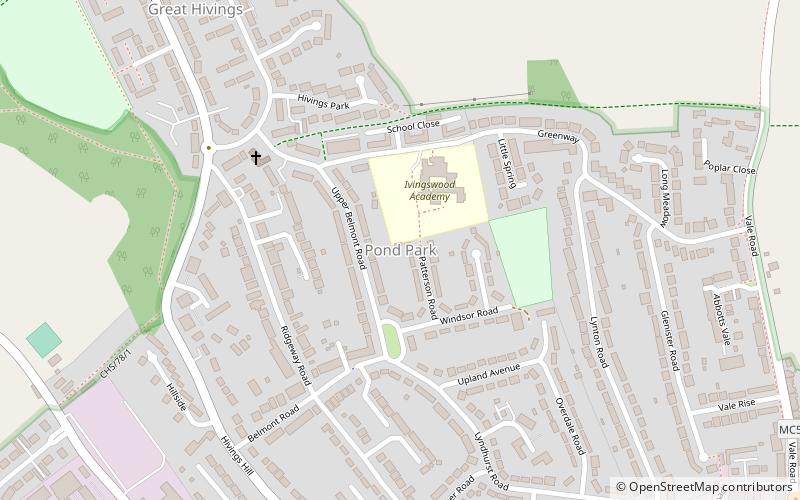 pond park chesham location map