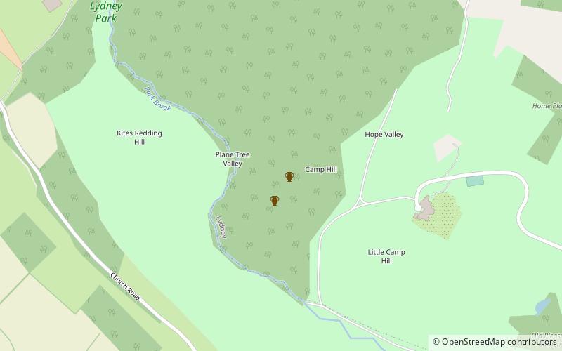 Lydney Park location map
