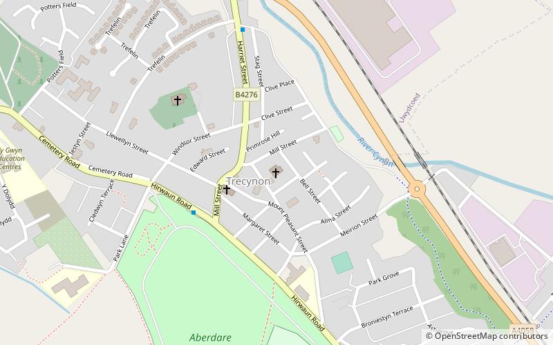 heolyfelin aberdare location map