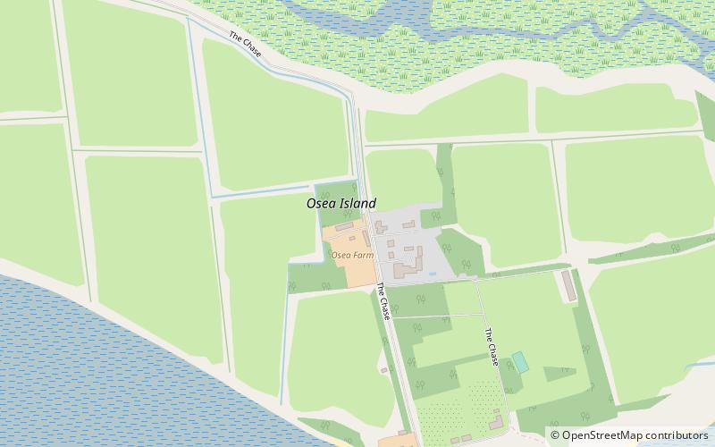 Osea Island location map