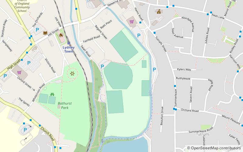 recreational trust ground lydney location map