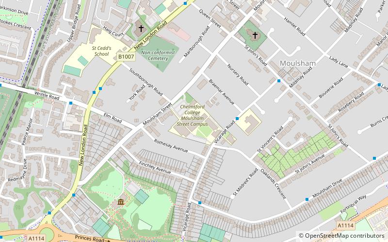 chelmsford college location map