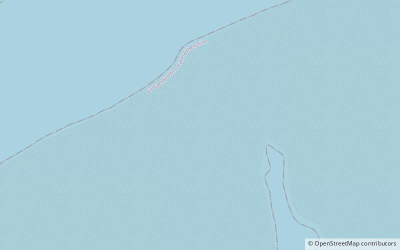 aber taf ferryside location map