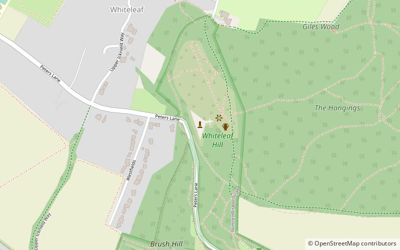 Whiteleaf Hill location map