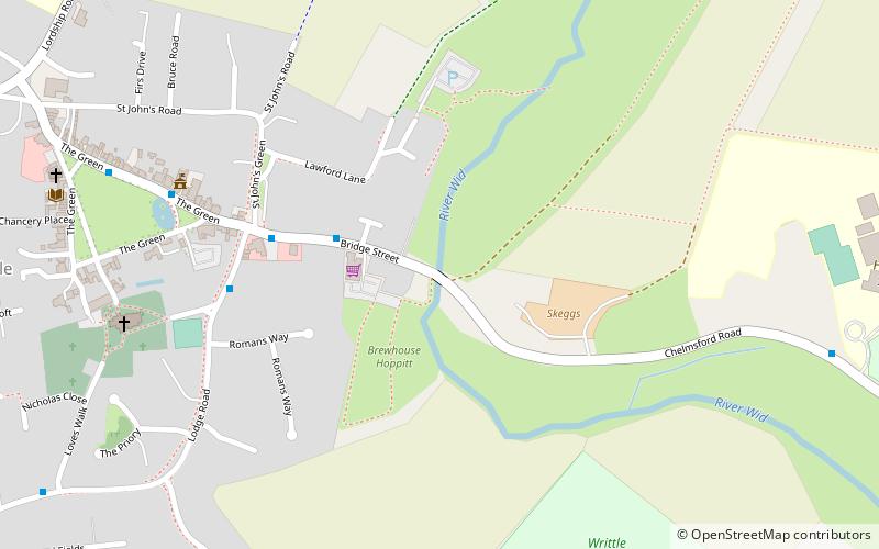 Writtle Cricket Centre location map