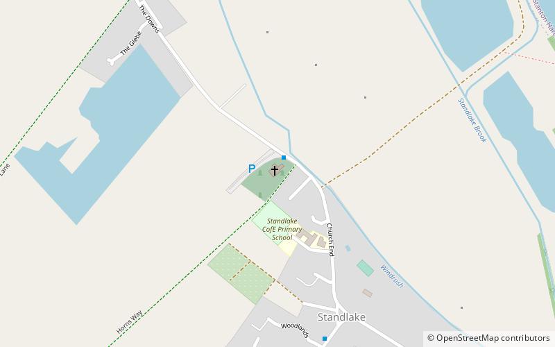 St Giles' Church location map