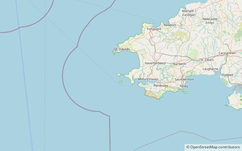 Skomer Marine Conservation Zone location map