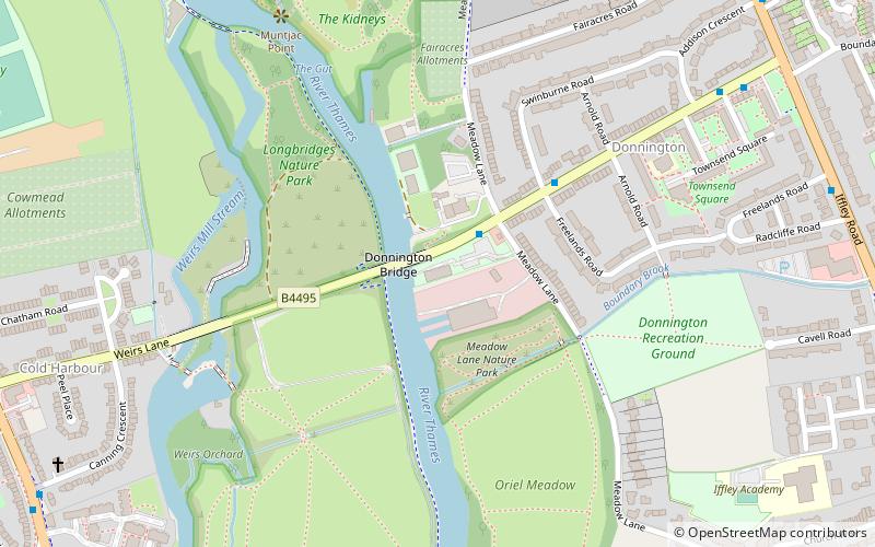 City of Oxford Rowing Club location map