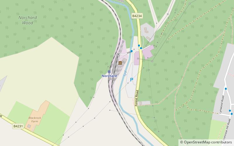 Dean Forest Railway location map