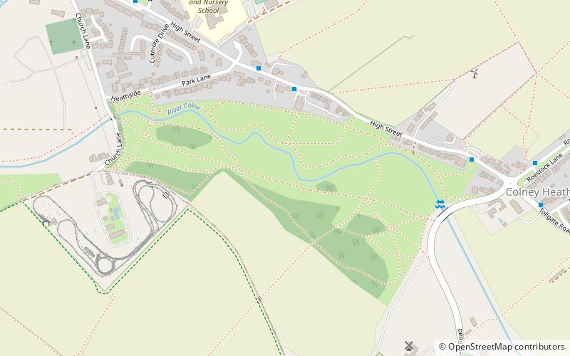 Lokalny Rezerwat Przyrody Colney Heath location map