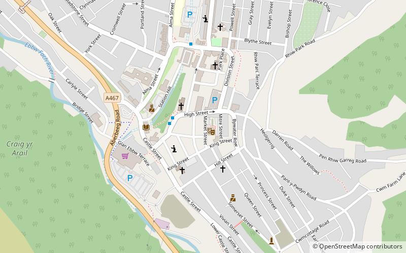 Abertillery & District Museum location map