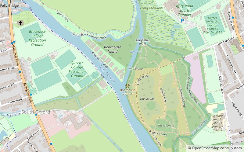 Christ Church Boat Club location map