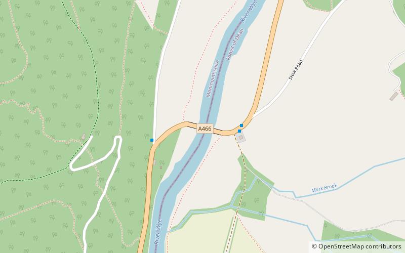 Bigsweir Bridge location map