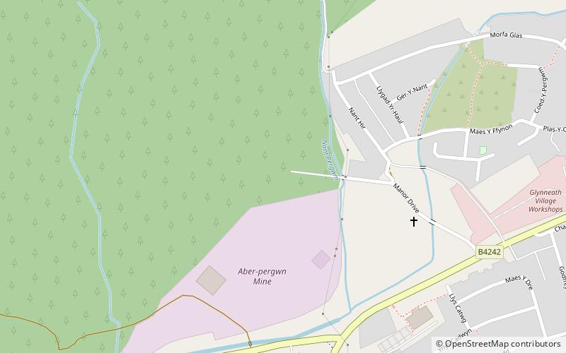 Aberpergwm House location map