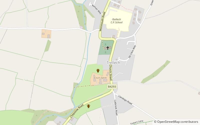 Trellech location map