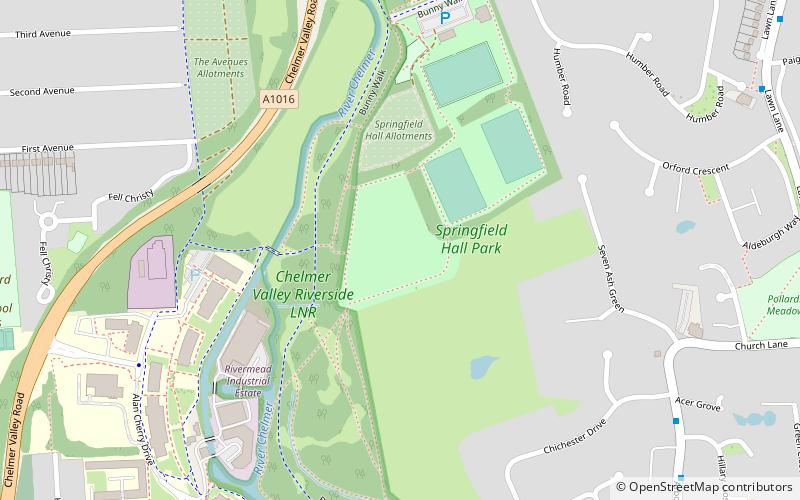 Chelmer Valley Riverside location map