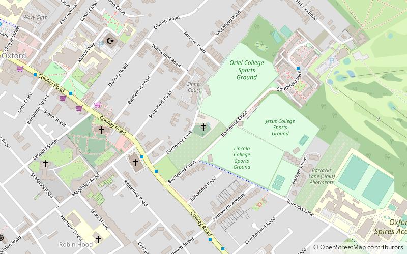 St Bartholomew's Chapel location map