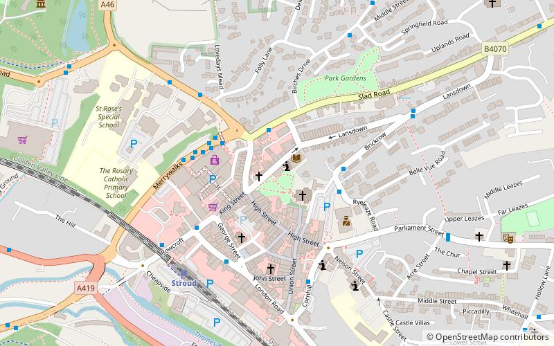 Lansdown Hall & Gallery location map