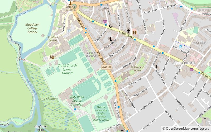 Roger Bannister running track location map