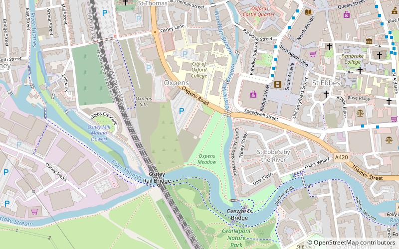 Oxford Ice Rink location map