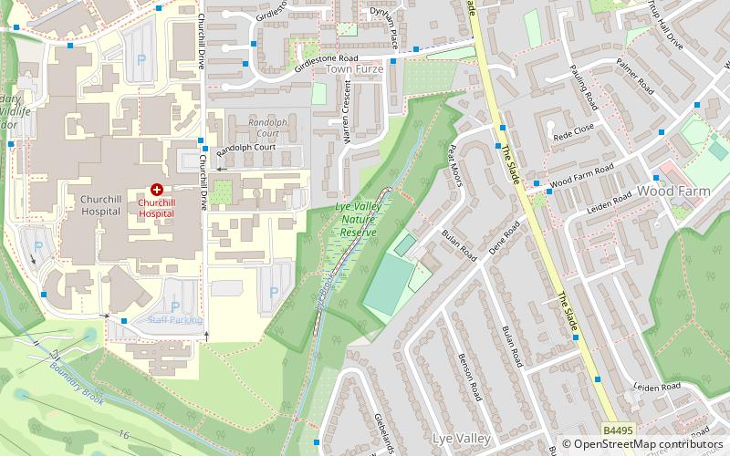 Lye Valley location map