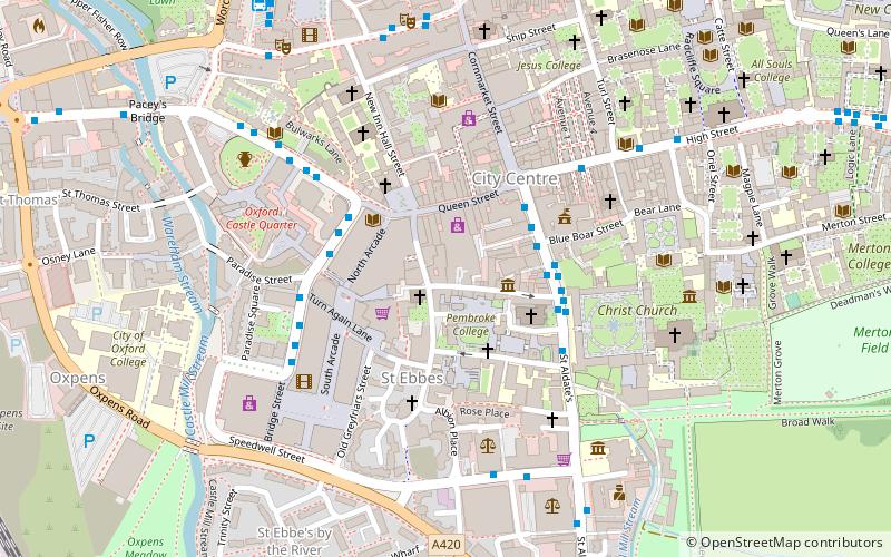 Modern Art Oxford location map