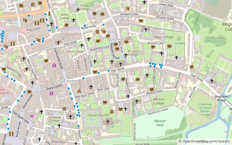 Sanders of Oxford location map