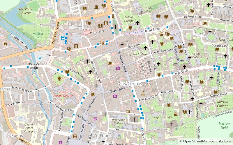 Clarendon Centre location map