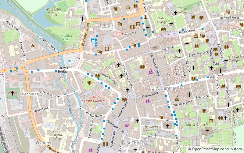 Church of St Peter-le-Bailey location map