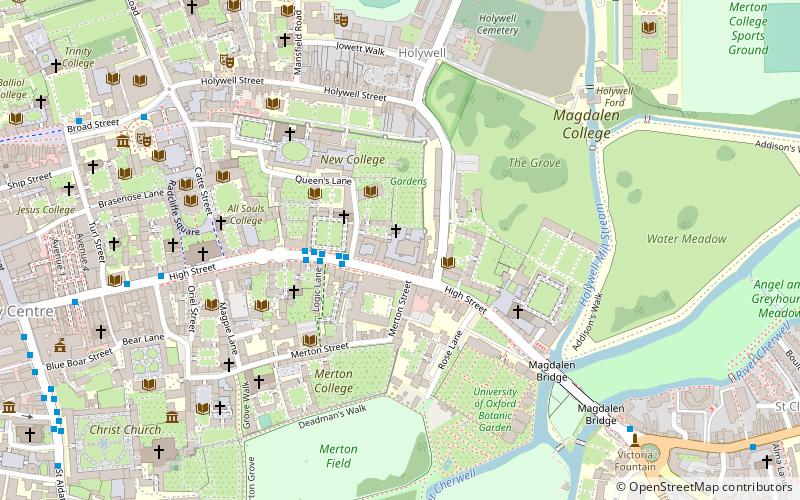 Radcliffe Quadrangle location map