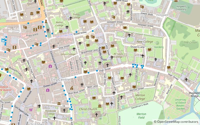 Chapel of Brasenose College location map
