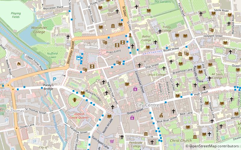 St Michael's Street location map